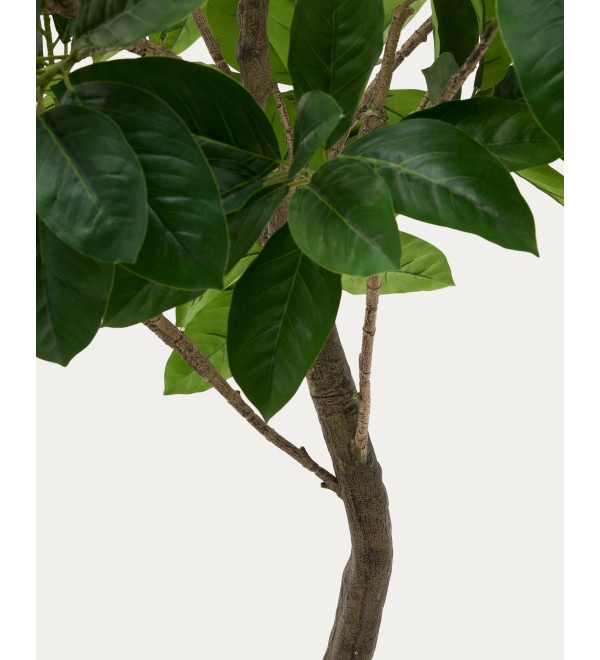 Ficus Искусственное дерево фикус в черном горшке 210 см