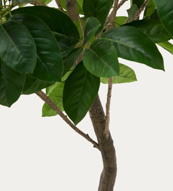Ficus Искусственное дерево фикус в черном горшке 210 см