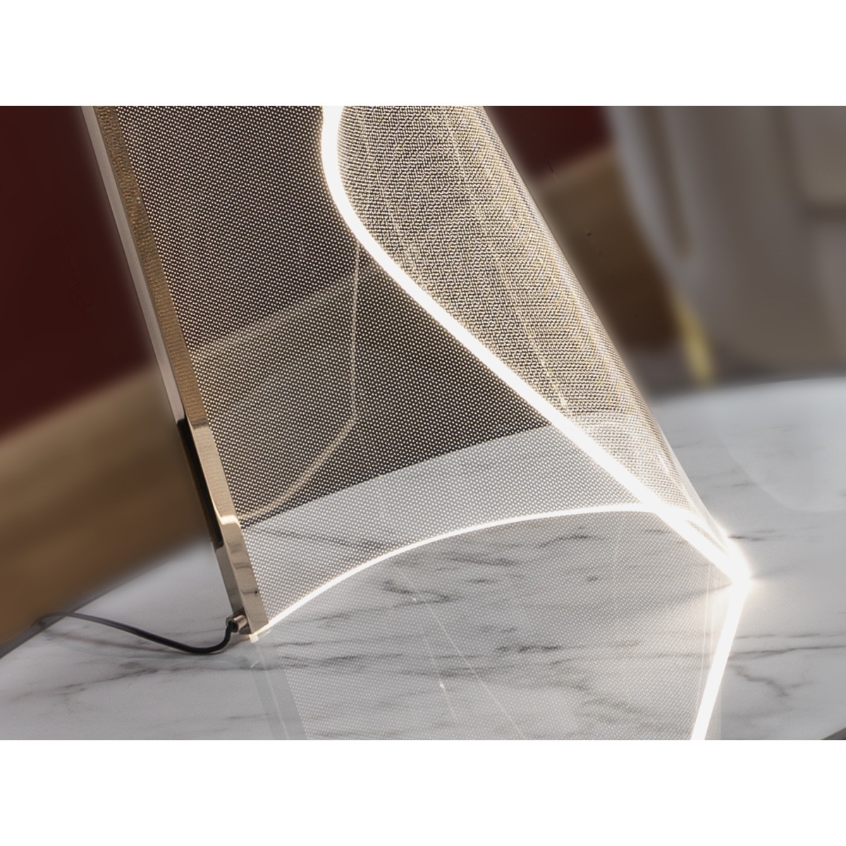 Настольная лампа Velos розовое золото