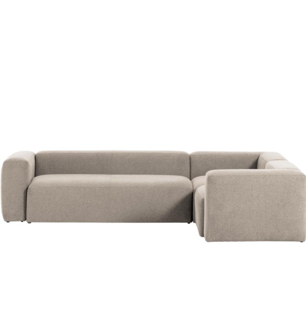 Угловой 4-х местный диван Blok 320 x 230 cm бежевый