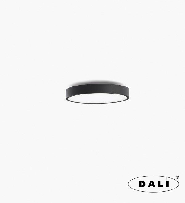 Потолочный светильник Domio Ш400 36W черный OPAL 3000K CRI80 DALI