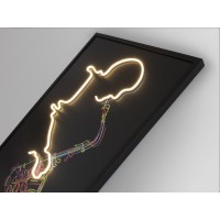 Saxofon Светодиодная картина LED 80X120