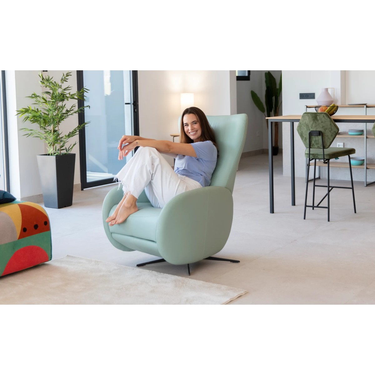 Кресло-реклайнер Mondrian Piel XL с электроприводом
