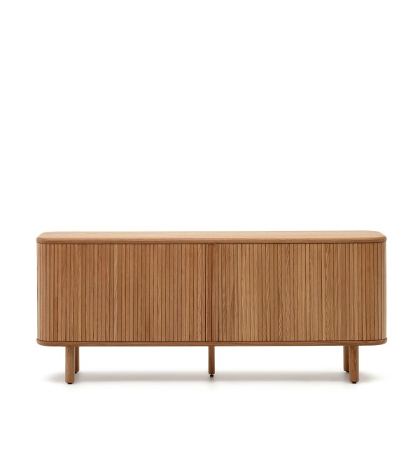 Mailen Сервант 2-дверный из ясеневого шпона с натуральной отделкой 180 x 75 см