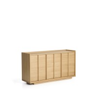 Комод Onix с отделкой из дубового шпона натурального оттенка, 150 x 80 см