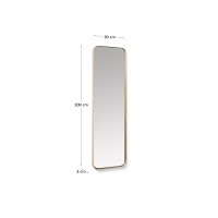 Зеркало Marcus 30 x100 золотое