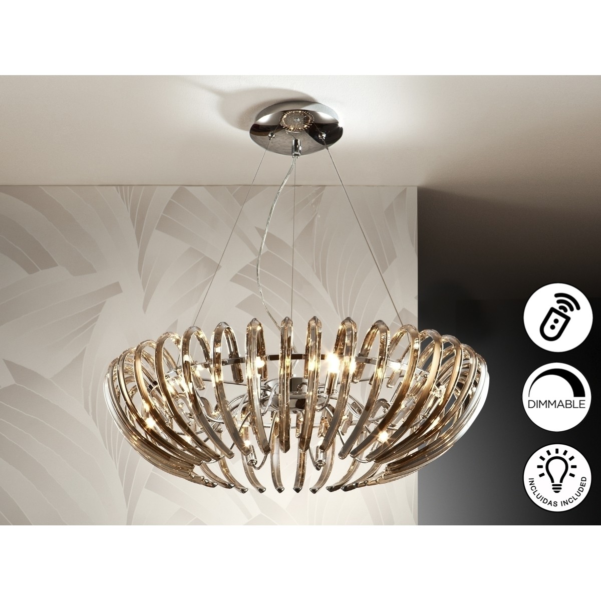 Люстра Ariadna 12L шампань DIMABLE
