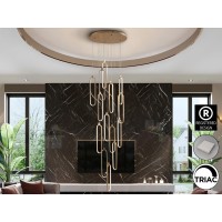 Люстра Colette 14L розовое золото DIM