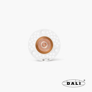 Uno черный/золотой встраиваемый даунлайт без рамки 8W 24° 2700K CRI90 DALI
