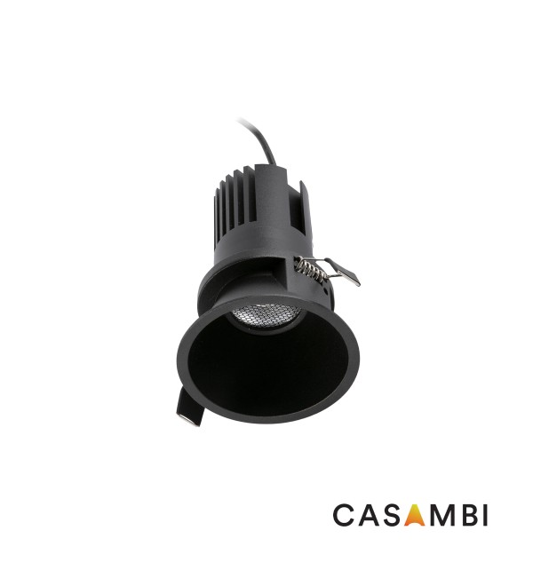 Встраиваемый светильник TULIPA DOWN SIM IP65 15W черный 24° 2700K CRI90 CASAMBI