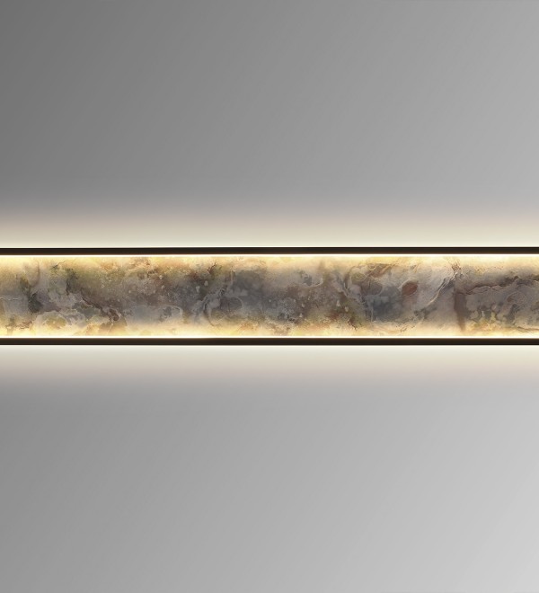 Настенный светильник Stone CCT- черный LED L100