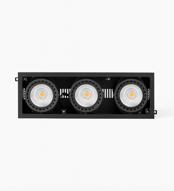 Встраиваемый светильник Mini Colin-3 черный LED 54-75W 4000K 56°