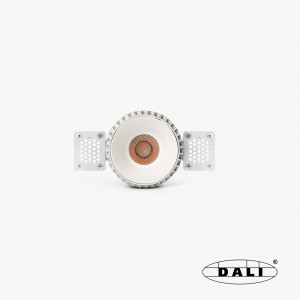 Tulipa Белый встраиваемый даунлайт без рамки 7W 36° 4000K CRI90 DALI
