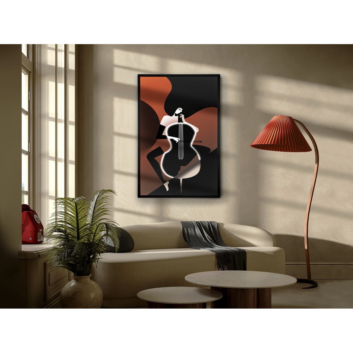 Картина Violonchelo LED 80X120