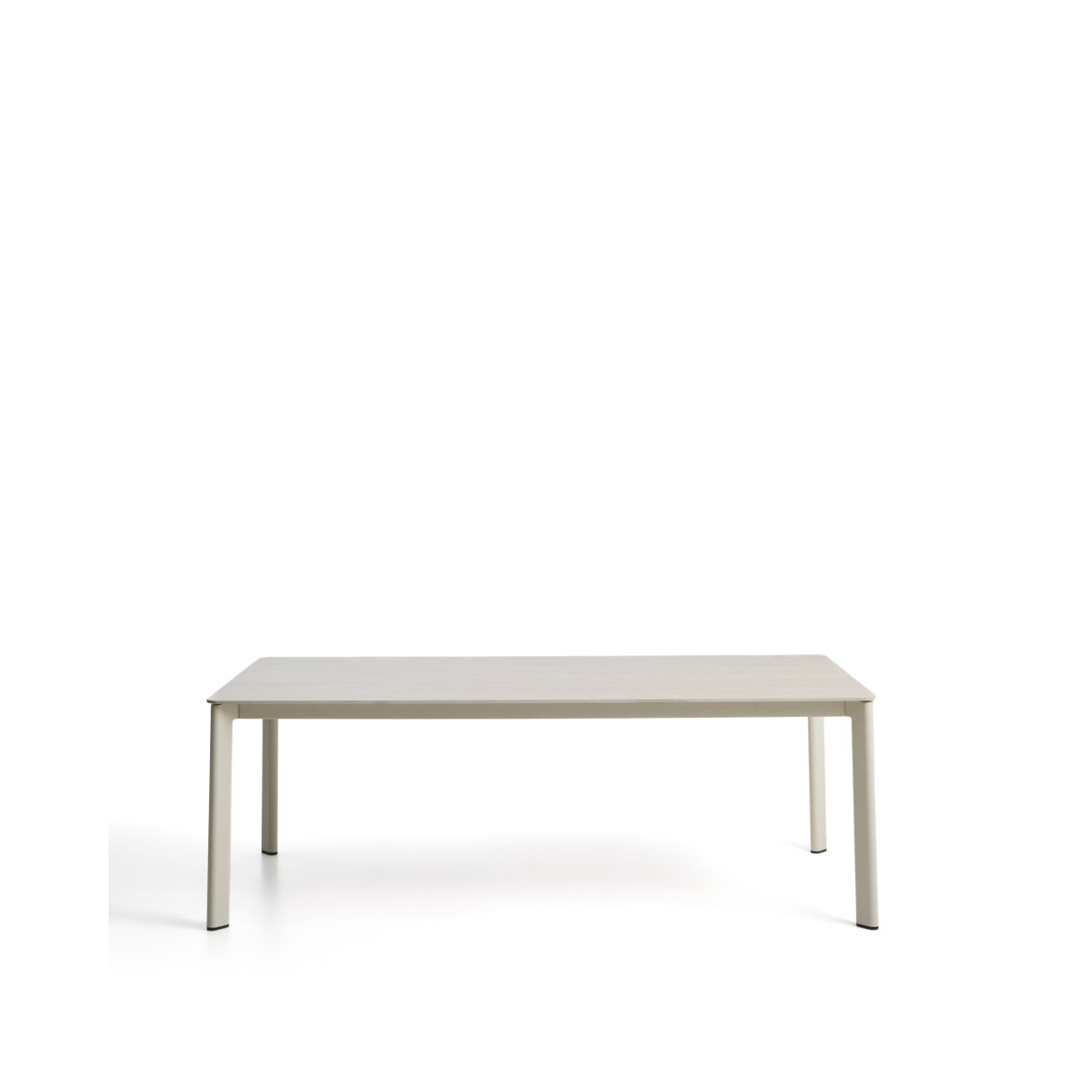 Уличный стол Anafi с бежевой столешницей из спеченного камня, 220 x 100 см