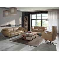 Вращающееся кресло Double Relax/ 5086 с кожаной обивкой