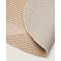 Белый шерстяной ковер Domm 160 x 230 см