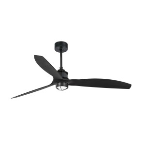 JUST FAN M Потолочный вентилятор с освещением Ш1280 черный 3P черный 3000K 0-10V
