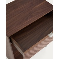 Буфет Norlen с ящиком и полкой из орехового шпона 60 x 81 см