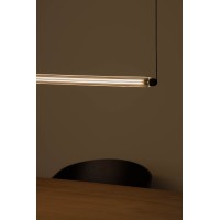 Подвесной светильник LUMINA 1200 1L COLGANTE HORIZ черный LED 24W 2200K