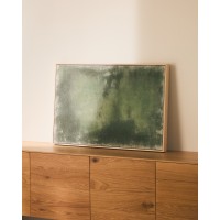 Абстрактная картина Selnar зеленая 60 x 90 см