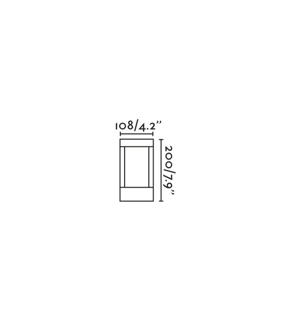 AGRA 200 Проблесковый маячок коричневый LED 9W 2700K