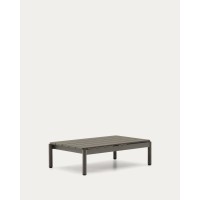 Журнальный столик Sorells из зеленого алюминия 57 x 91 см