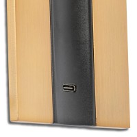 GABO Бра с ридером USB бронзовое LED 4W 2700K