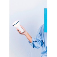 Переносная лампа Buddy бело-синяя 3W