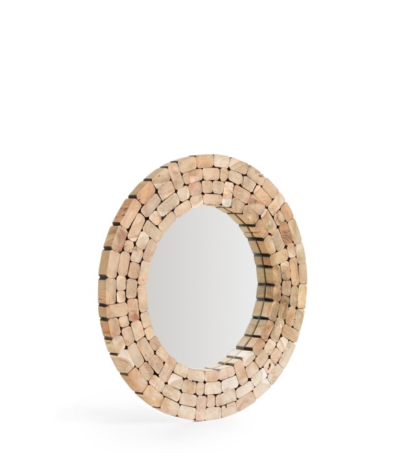 Зеркало Ellipse древесина