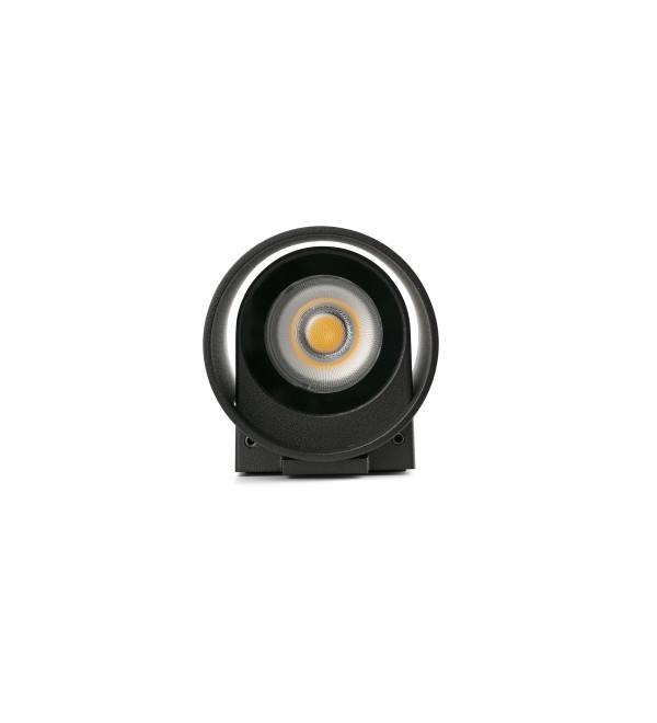 KOV Уличный настенный светильник черный LED 6W 3000K 23°