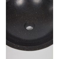 Раковина Kuveni Terrazzo в черной отделке