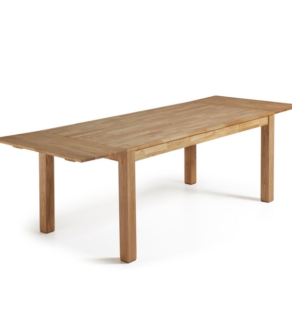 Стол Indra 180 (260) x90 дубовый