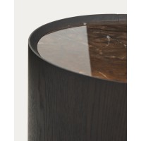 Комод Nemore с 3 ящиками из шпона дуба и керамики Emperador
