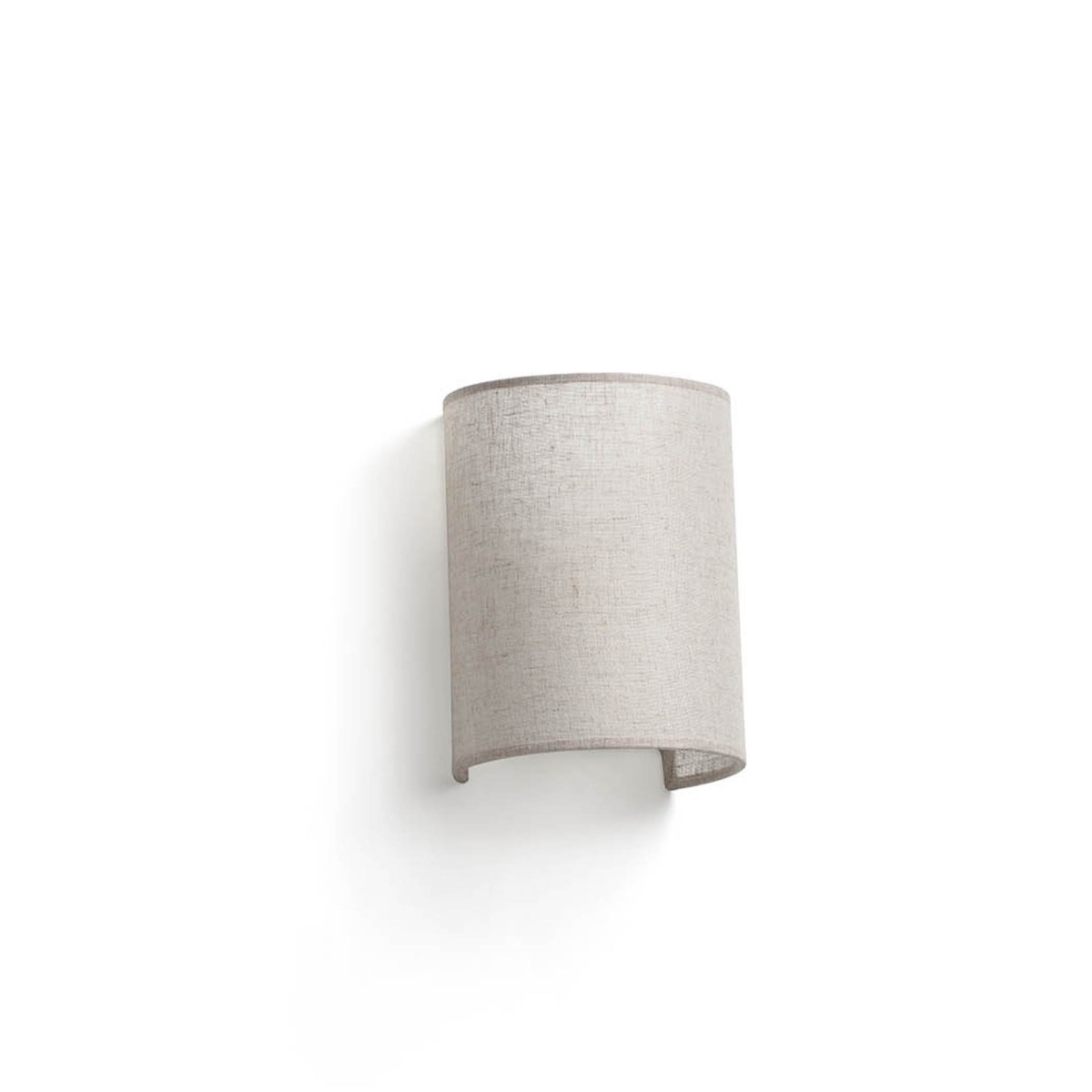 Настенный светильник Otton R Round Linen вертикальный 1xE27