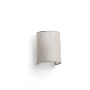 Настенный светильник Otton R Round Linen вертикальный 1xE27