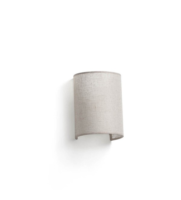Настенный светильник Otton R Round Linen вертикальный 1xE27