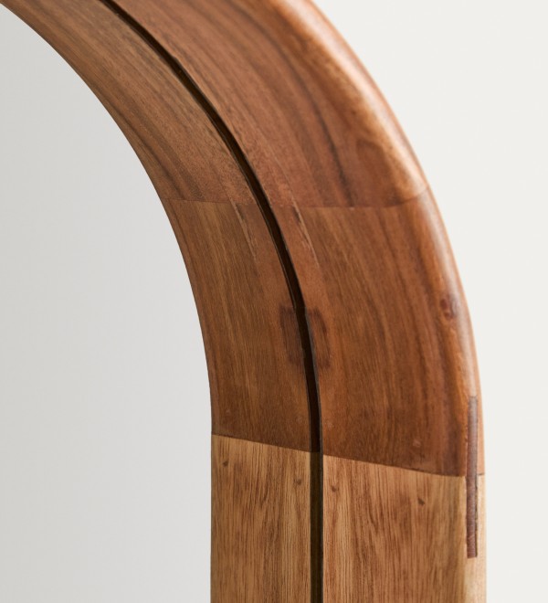 Зеркало Berale из акации, 76 x 33 см