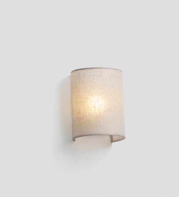 Настенный светильник Otton R Round Linen вертикальный 1xE27