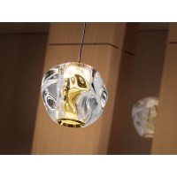 Zaria Подвесной светильник 1L- черный/золотой/прозрачный