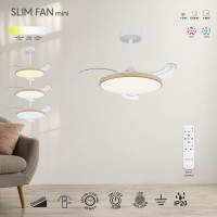 9009 Люстра-вентилятор SLIM FAN mini MANTRA