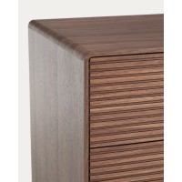 Комод Norlen с 6 ящиками шпон ореха 120 x 75 см