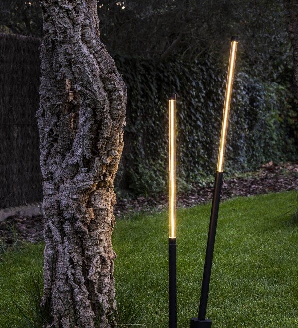 Лампа Bambou 1068 с шипом черная LED 8W 2200K