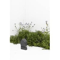 Темно-серая проекционная лампа Muur 250