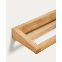 Kenta Вешалка для полотенец из массива тика 40 x 5 см
