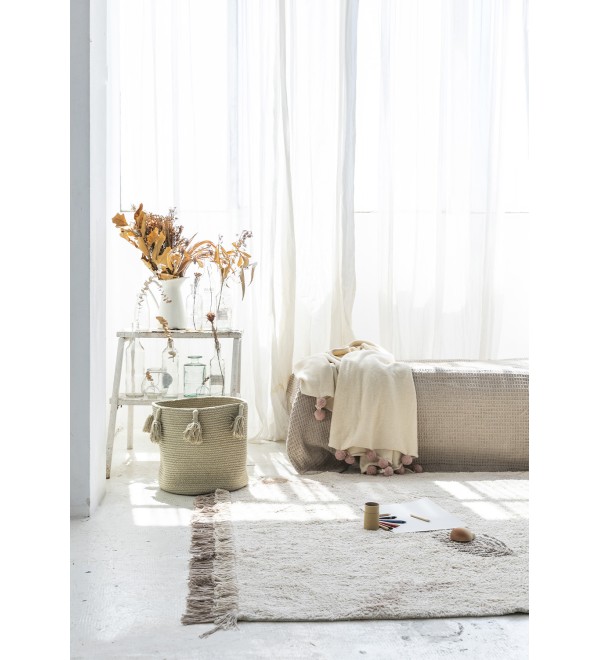 Корзина Древесный оливковая 30*30
