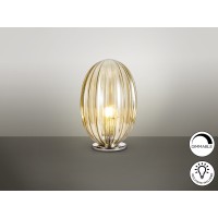 Настольная лампа Ovila 1L коньячный Ø20