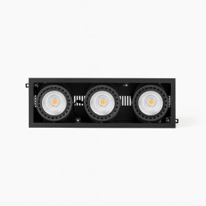 Встраиваемый светильник MINI COLIN-3 черный LED 54-75W 3000K 20°