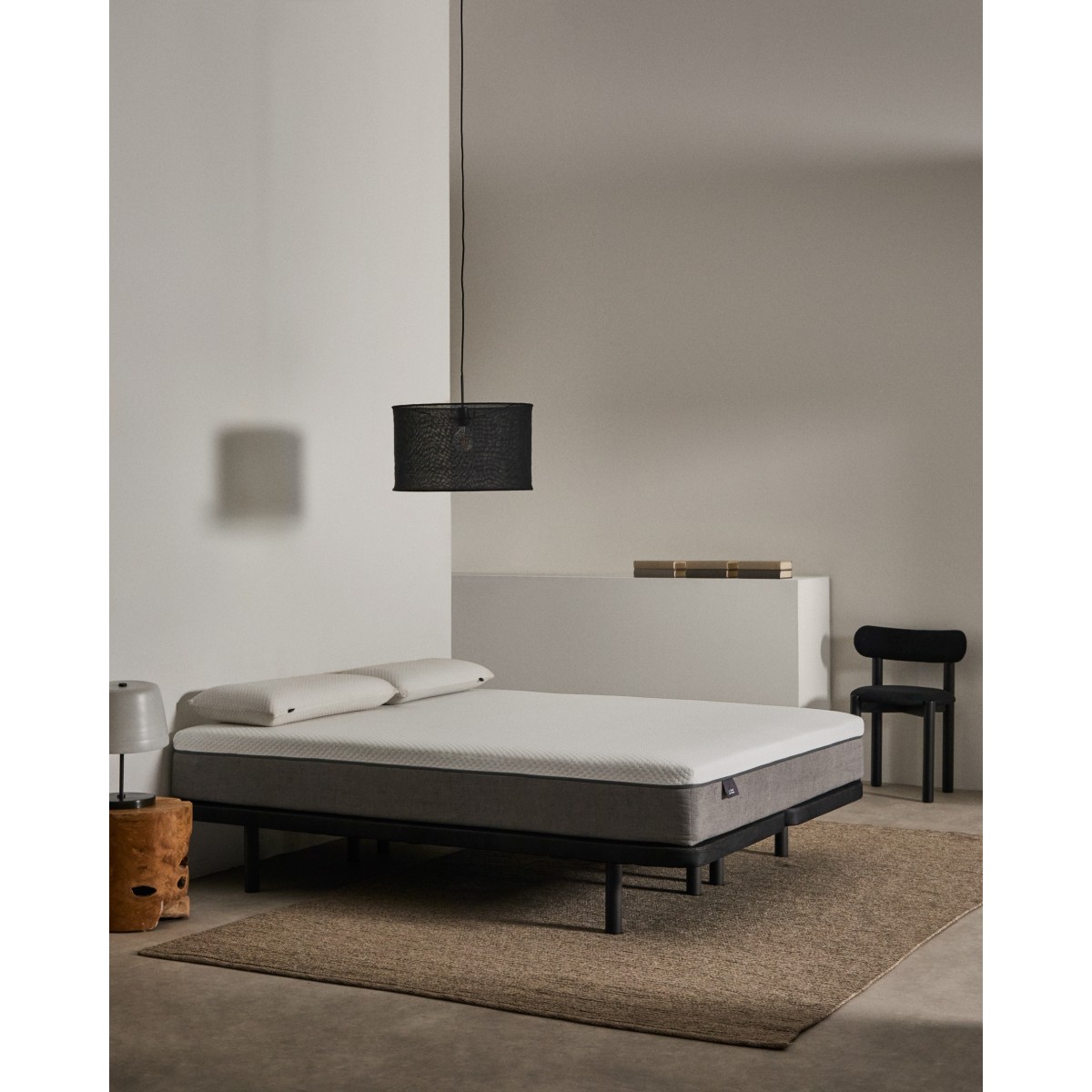 Основание для кровати Under 160x200 (2 u. 80x200) ткань 3D серый
