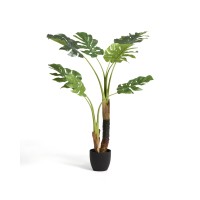 Flower Искусственная монстера в горшке из цемента 130 см